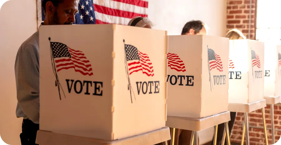 Voting booth image